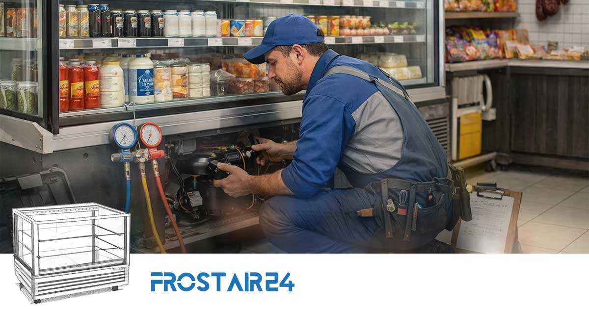 تعمیرات یخچال ویترینی (راهنما، هزینه و عیب یابی)
