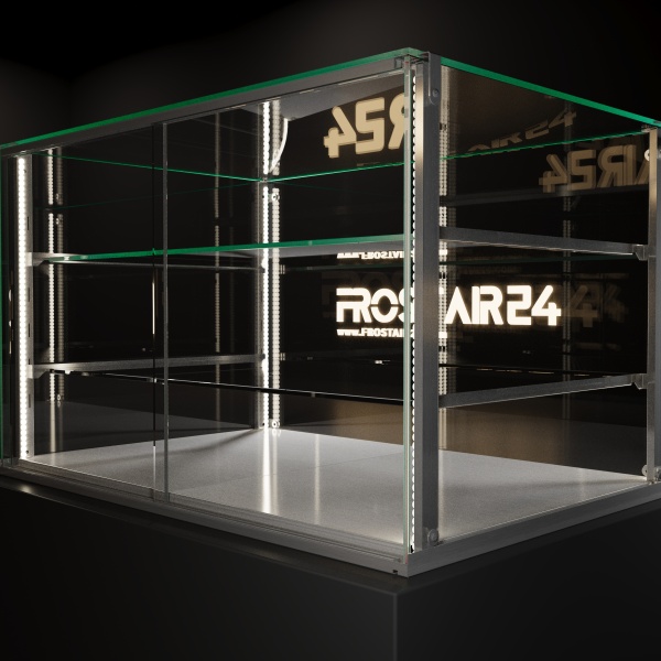 شوکیک ویترینی شیشه ای