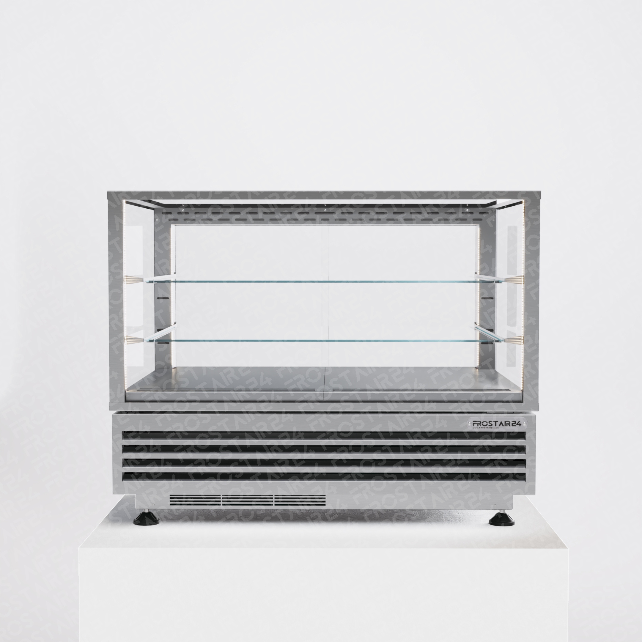 دیسپلی شوکیک استیل گرم سایز 75 فراست ایر FROST AIR 24 شو کیک