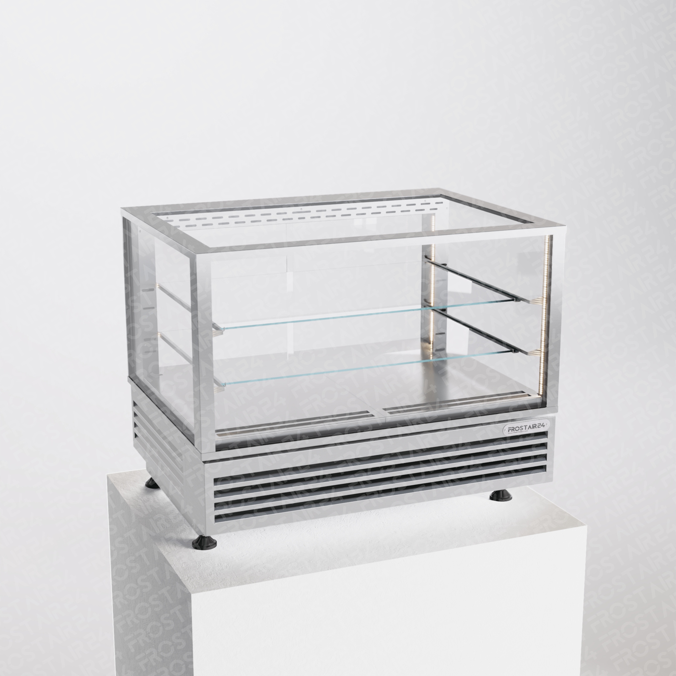 دیسپلی شوکیک استیل گرم سایز 90 فراست ایر FROST AIR 24 شو کیک